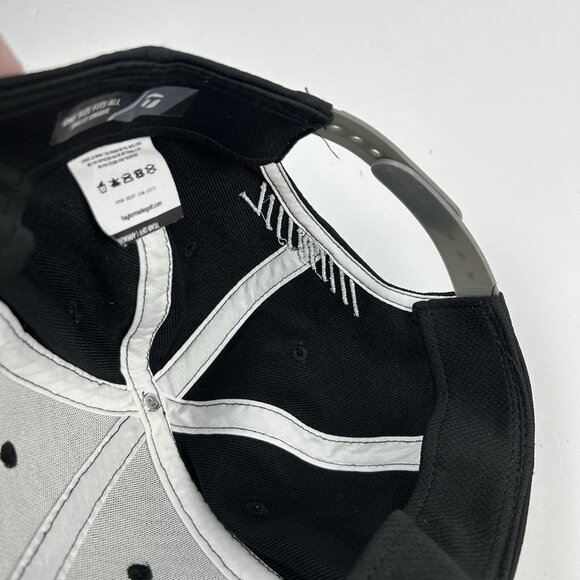 TaylorMade Snapback Hat Lifestyle Golf Cap Black - Picture 9 of 9